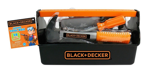Imagen 2 de 2 de Caja De Herramientas Para Niños Black & Decker Original +14p