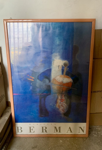 Afiche Montado Museo De Arte Contemporáneo De Ccs (Usado)
