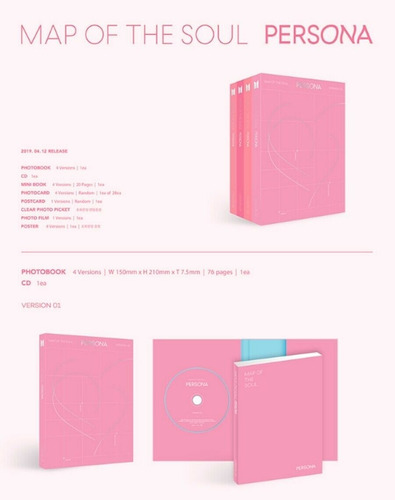 Kpop Bts Cd Album Map Of The Soul Persona Com Poster