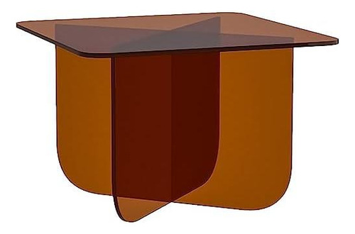 Mesa De Café Acrílica Casa Di Lumo, 20 De Largo X 20 De Anch