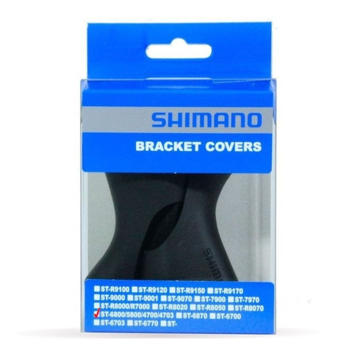 Capa Sti Shimano Tigra 4700 105 5800 Ultegra 6800 Preto Par 