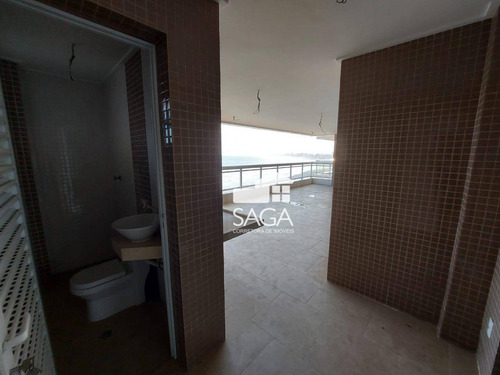 Imagem 12 de 30 de Frente Mar! Apartamento Com 4 Dormitórios À Venda, 250 M² Por R$ 2.500.000 - Canto Do Forte - Praia Grande/sp - Ap3973