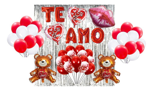 Hermoso Kit Decoracion San Valentin Regalo Sorprendente 