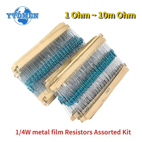 1280stk Widerstände Resistor Metallfilm 64 Werte Widerstand 1/4W Sortiment Set e 1280stk Widerstände Resistor Metallfilm 64 Werte Widerstand 1/4W Sortiment Set e