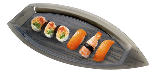 Barca Sushi Bandeja Multiuso Sashimi Açai Travessa Rodizio