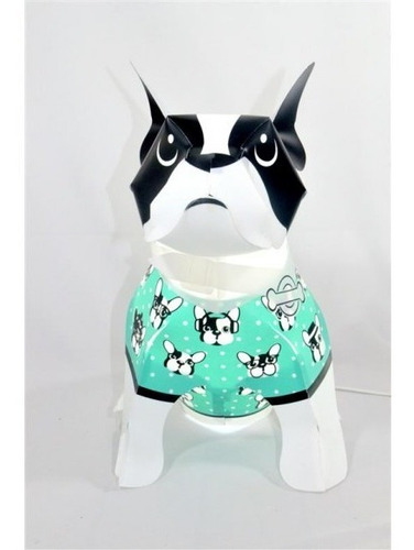 Imagen 3 de 5 de Lampara Bulldog Frances Perro Para Mesa Perrito 40cm Velador