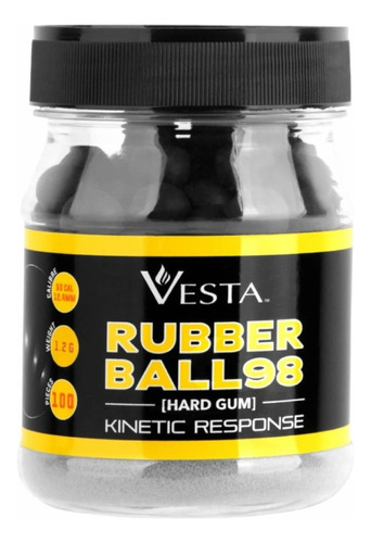 Balines De Goma Rubber Ball98  X50 Cal 50 Vesta Traumatica