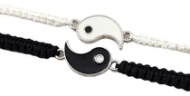 Comprar Set 2 Pulseras Yin Yang Para Compartir Ajustables Regalo