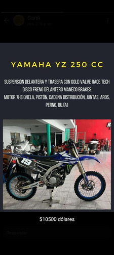 Yamaha Yz 250 4 Tiempos 