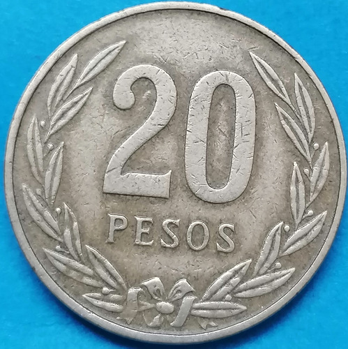 Colombia Moneda  20  Pesos 1985