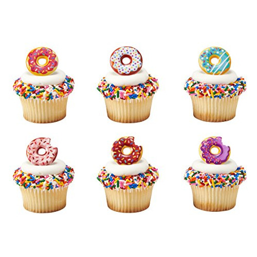 Anillos Para Cupcakes De Donut - 24 Piezas
