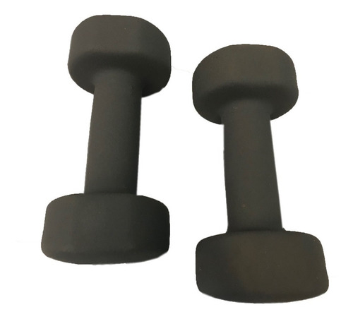 Imagen 2 de 5 de Par De Mancuernas Neoprene De 4 Kg Gym Funcional Fitness Jbh