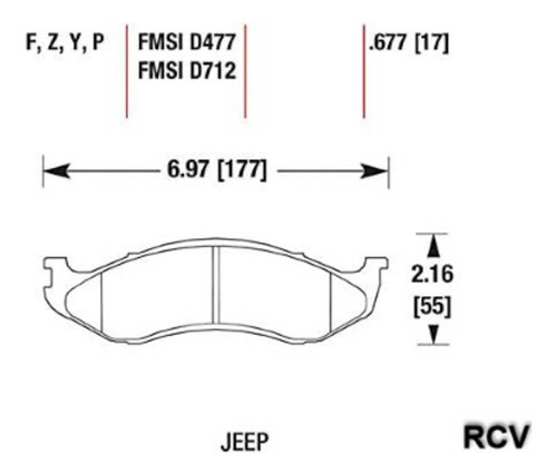 Balatas Disco  Delantera Para Jeep Grand Cherokee   1993