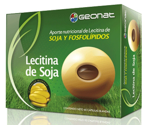 Elimina Grasas Lecitina D Soja Nutritivo Capsulas Blandas X4