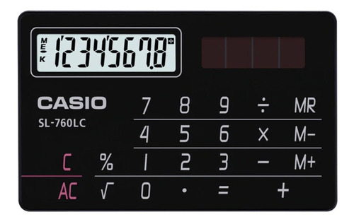 Calculadora De Bolsillo Mini Casio Sl-760lc Garantia Oficial