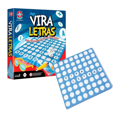 Jogo Infantil Vira Letra Estrela Educativo Forme Palavras 