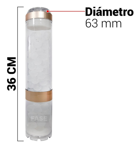 Filtro Agua Tanque Anti Sarro Aser Cartucho 15'' Polifosfato