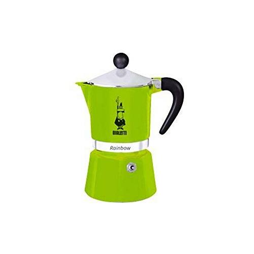 Bialetti 4972 Arco Iris Cafetera De Espresso, Verde