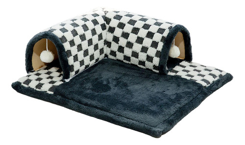 Cama Túnel Para Gatos De Interior, Cabaña De Negro L