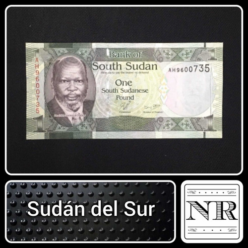 Imagen 1 de 3 de Sudan Del Sur (africa) 2011 - 1 Libra - Unc P# 5
