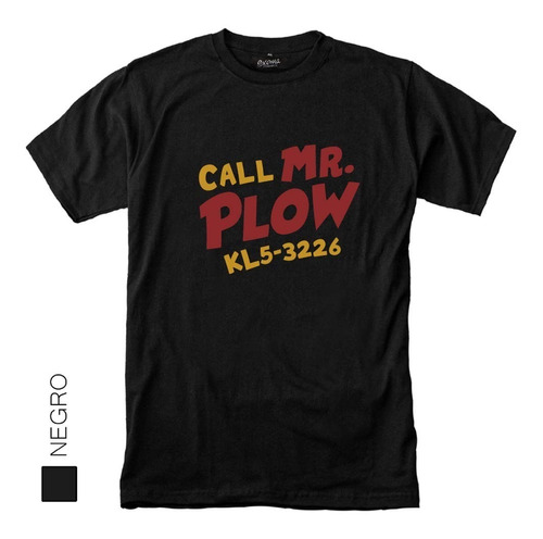 Remera Los Simpson Mr Plow Don Barredora Estampada Algodon