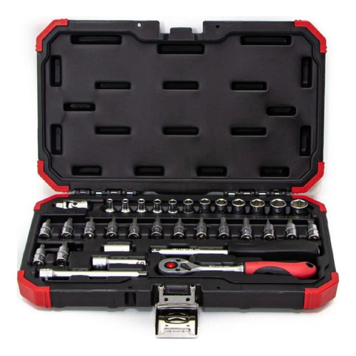 Imagen 3 de 7 de Juego Tubos Gedore 1/4 33 Pz 4 Mm A 13 Mm Crique Torx Philip