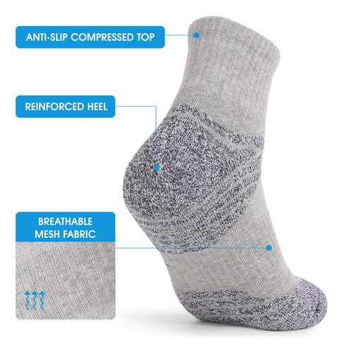 Pack De 3 Calcetines Deportivos De Algodón Para Hombre