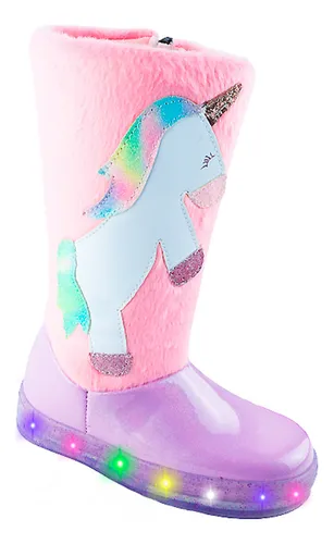 Botas de unicornio con luces sales