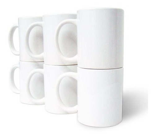 Imagen 1 de 2 de Tazas Blancas 11oz Para Sublimar - Sublimoda Import