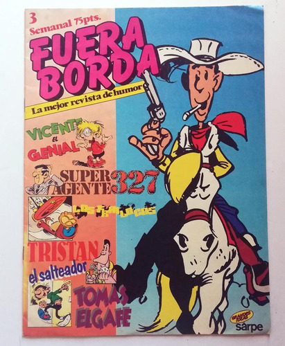 Fuera Borda Nº 03 Lucky Lucke Y Otros Sarpe 1984