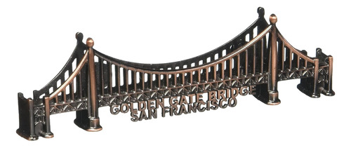 Puente Dorado Gate De San Francisco Bronce Imán