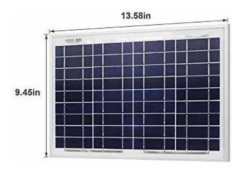 Panel Solar Policristalino 10w 12v