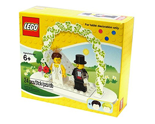 Figura Miniatura Lego ° 853340 Novia Novio Boda Mesa