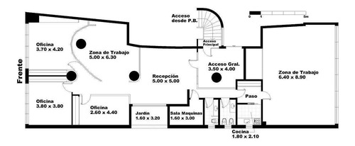 Oficinas De 370 M2 Con Renta, Excelente Estado, Recoleta, Frente A Pza Vicente López.