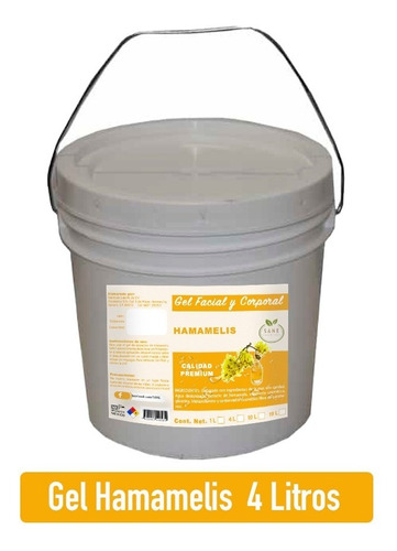 Gel De Hamamelis Hidratante 4 Kilos Sane Piel Grasa