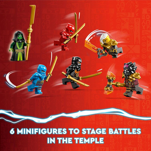Lego Ninjago Templo Núcleos Energía Dragón 1029 Piezas, 42cm