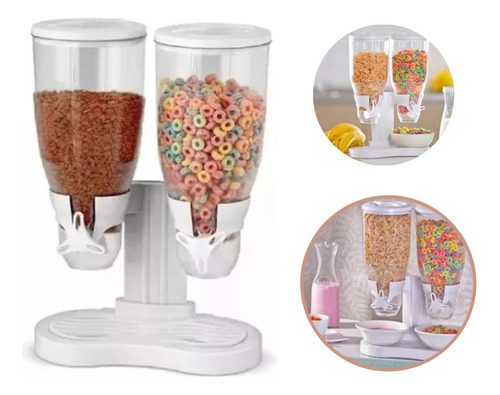 Dispensador De Cereal Y Alimentos Secos Doble