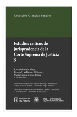 Libro Estudios Criticos 3 De Jurisprudencia De La Corte Sup