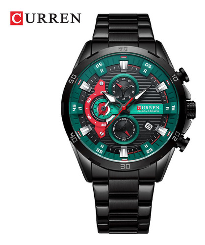 Reloj Curren 8402 Sport De Acero Inoxidable De Lujo For