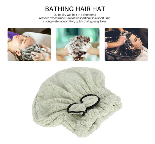Toallas Para Secar El Cabello, Gorro De Microfibra Para