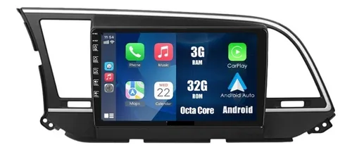 Qp Radio Estéreo Android Para Hyundai Elantra 2016-2018