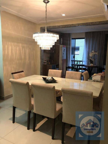 Imagem 7 de 30 de Apartamento Com 3 Dormitórios À Venda, 125 M² Por R$ 795.000,00 - Pompéia - Santos/sp - Ap4153