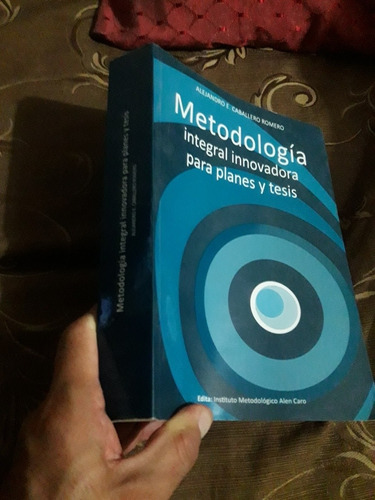 Libro Metodologia Integral Innovadora Para Planes Y Tesis