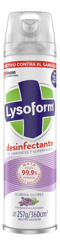 Desinfectante Ambientes Lysoform Lavanda 360ml