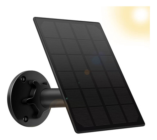 Panel Solar Para Camara Seguridad Usb 5 V 3.5 W Recargable