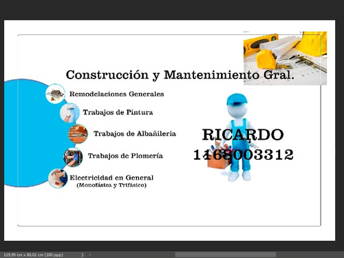 Construcciónes En General. Ricardo 