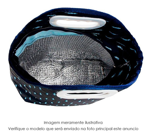 Bolsa Térmica Pratica + Marmita Fit Academia Praia Parque