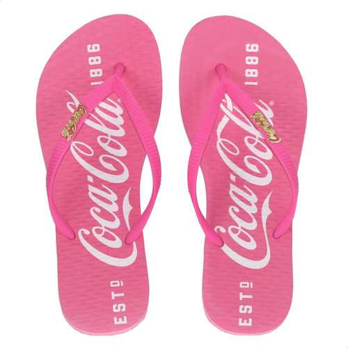 Chinelo Coca Cola Sandália Original Summer Masculino Branco