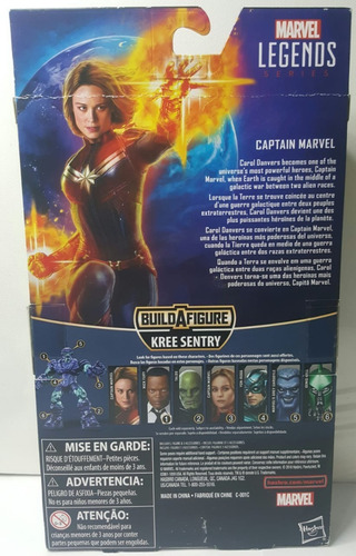 Marvel Legends -capitana Mervel- Serie Kree Sentry Sellada (Usado)