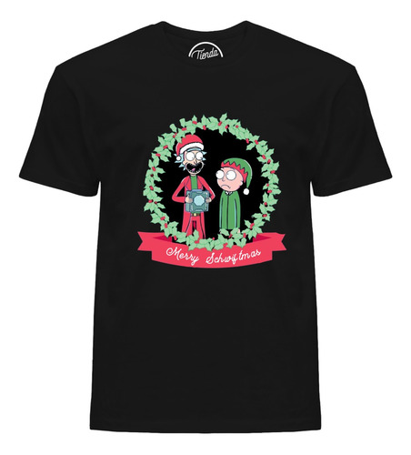 Playera Rick And Morty Merry Christmas T-shirt